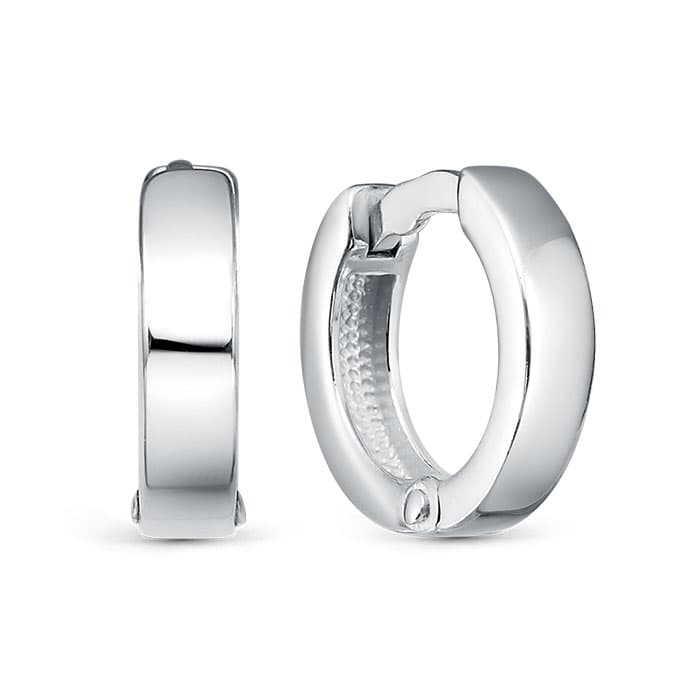Серьги из серебра 925 без вставки