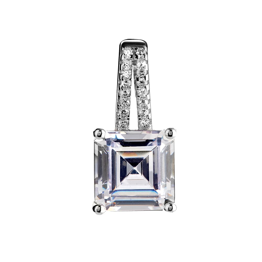 Подвеска из серебра 925 с кубическим цирконием