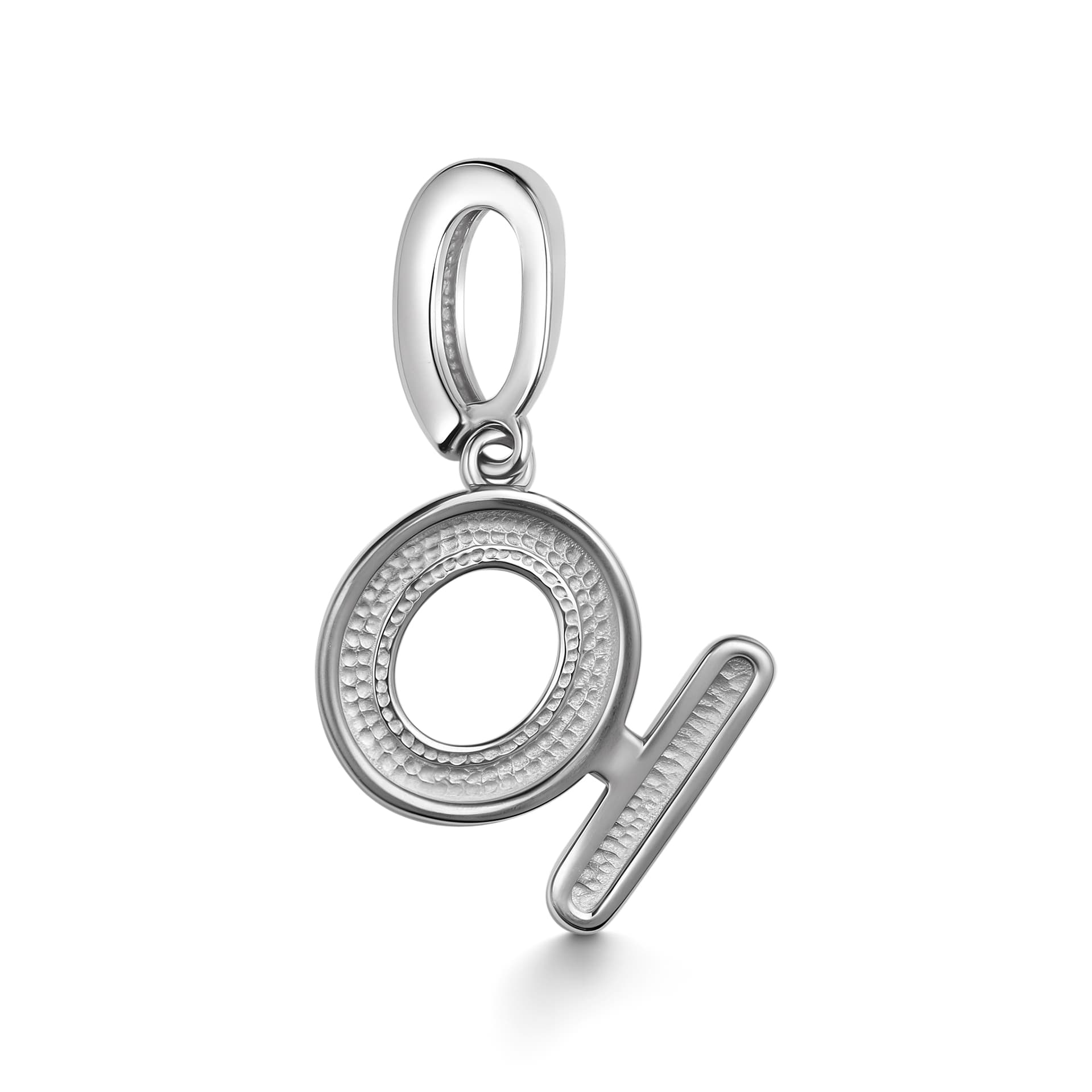 Подвеска из серебра 925 с фианитами