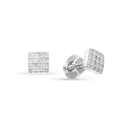 Серьги из золота 585 с бриллиантами