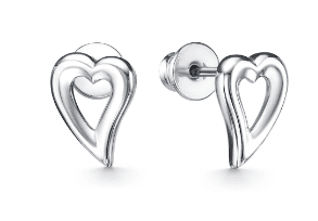 Серьги из серебра 925 без вставки