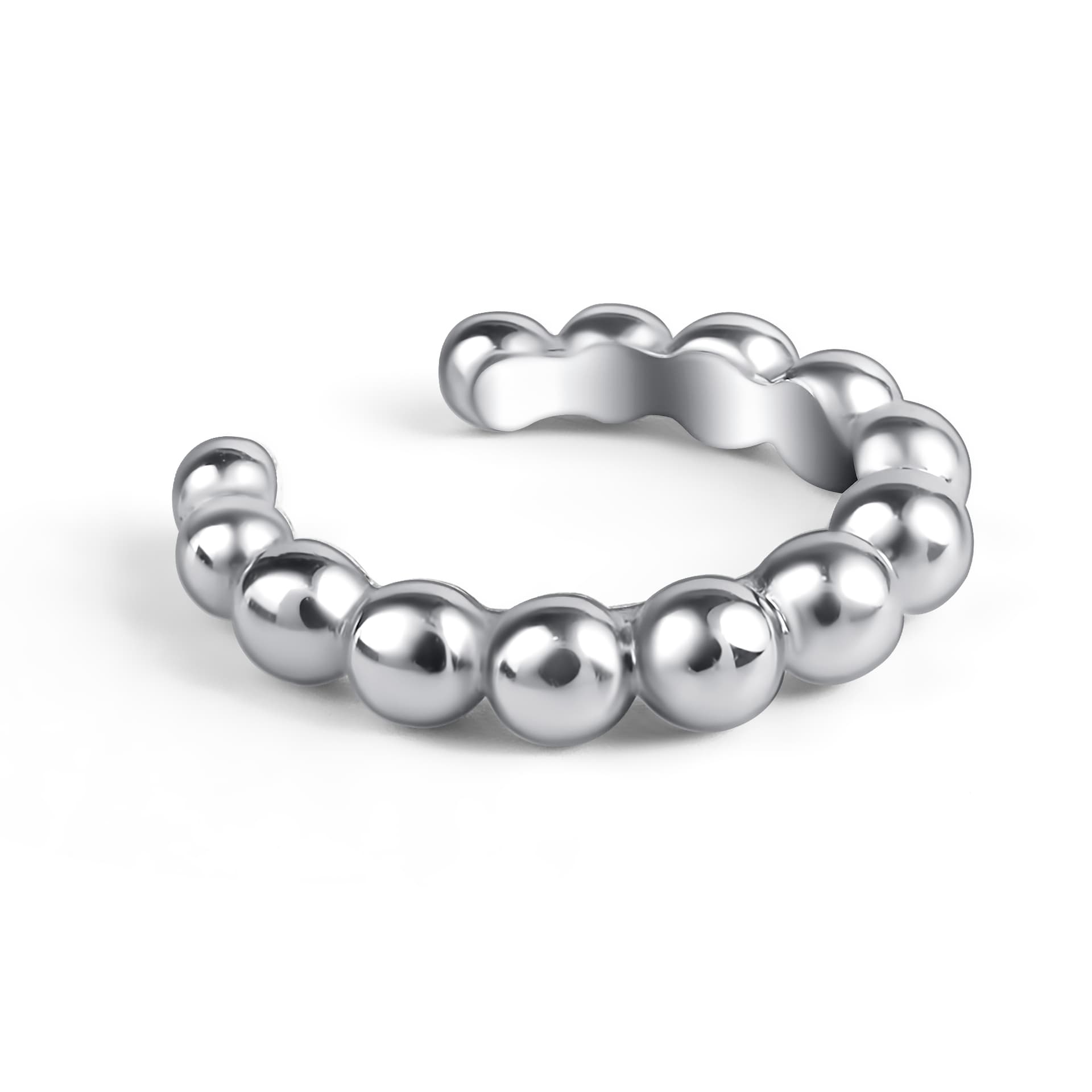 Серьги из серебра 925 без вставки