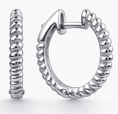 Серьги из серебра 925 без вставки