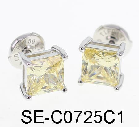 Серьги из серебра 925 с кубическим цирконием