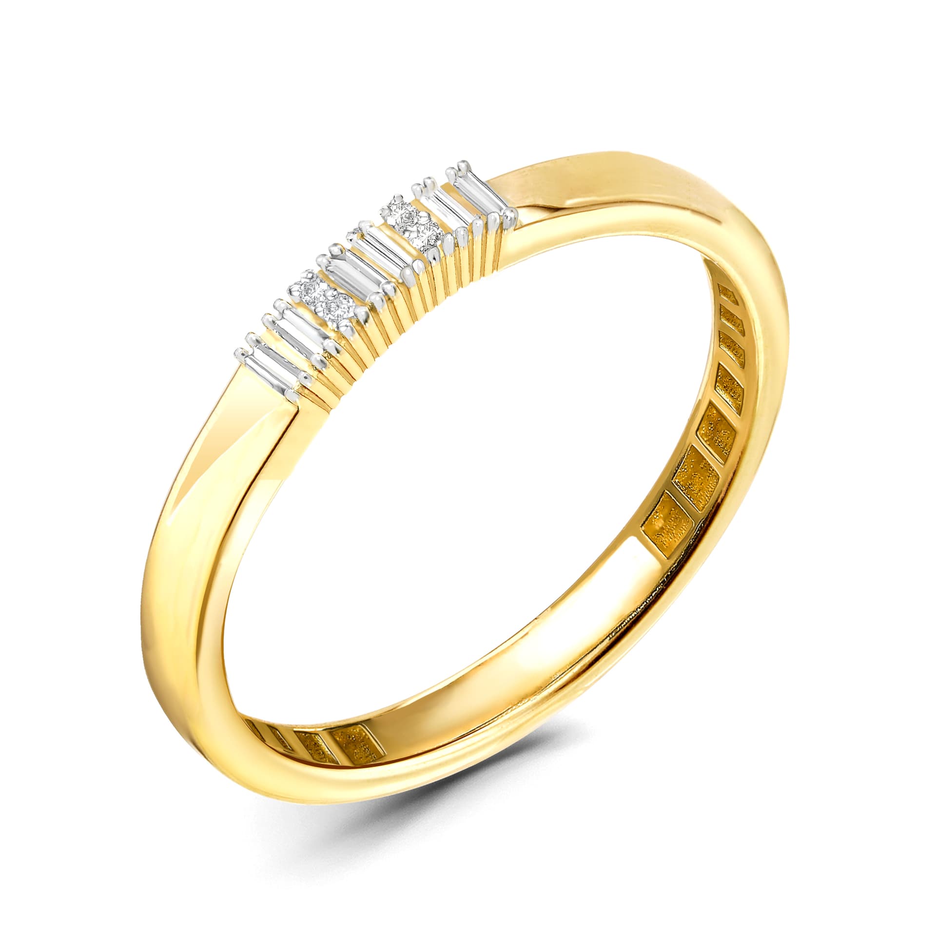 Кольцо из золота 585 с бриллиантами