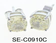 Серьги из серебра 925 с кубическим цирконием