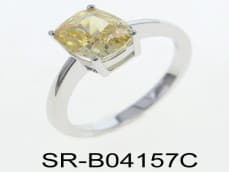 Кольцо из серебра 925 с кубическим цирконием