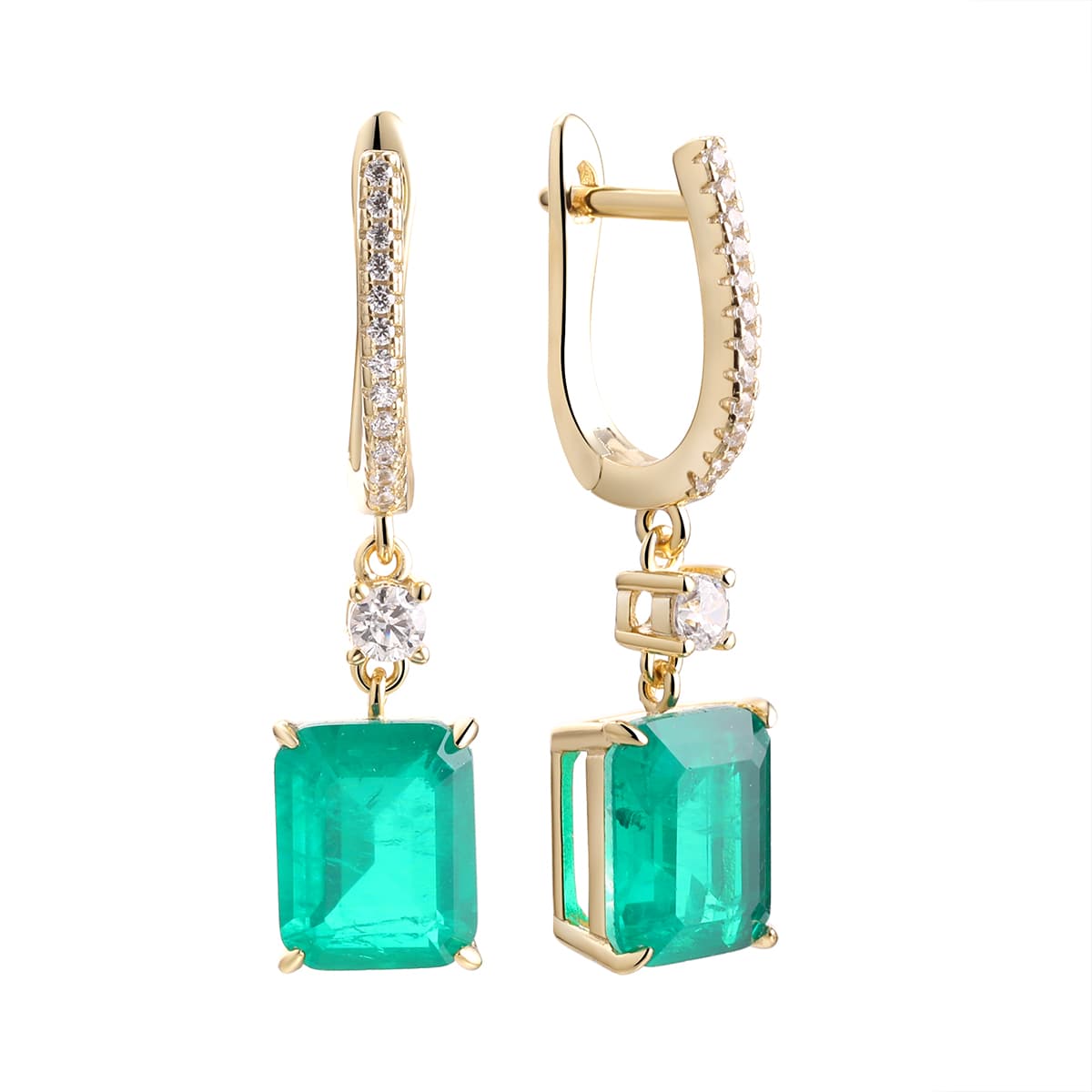 Серьги из серебра 925 с ситаллами