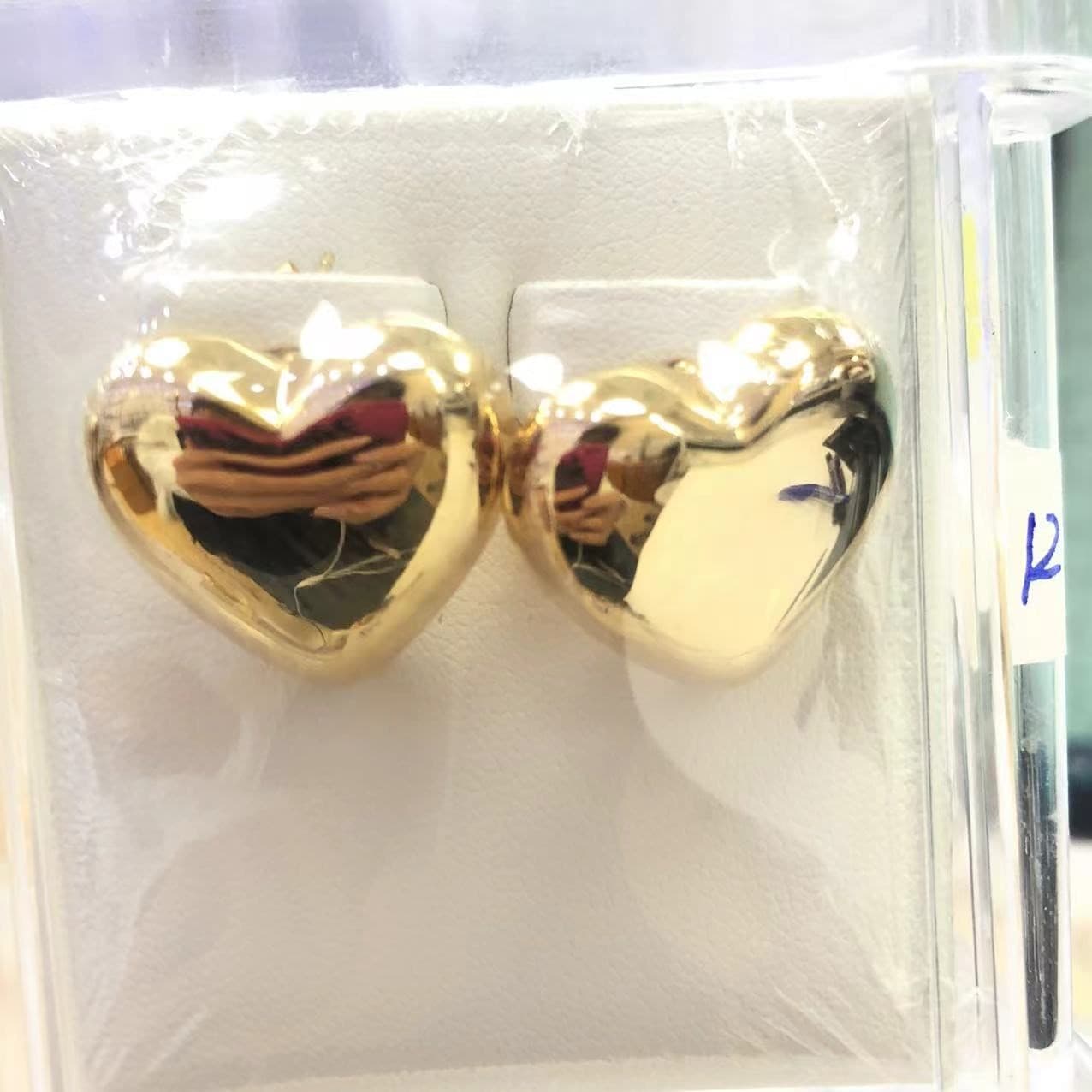 Серьги из серебра 925 без вставки