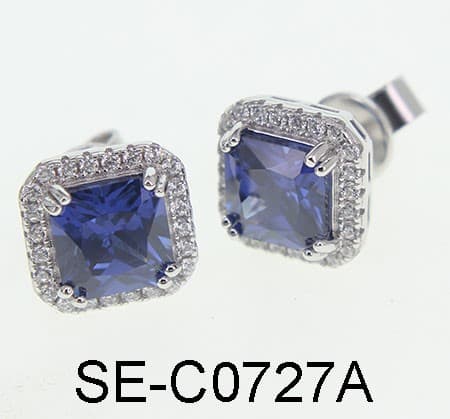 Серьги из серебра 925 с кубическим цирконием