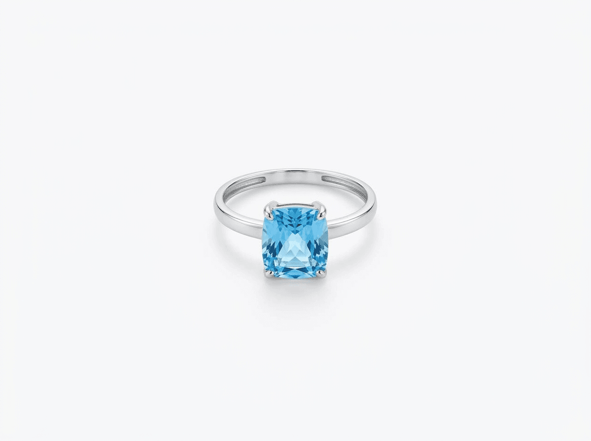 Кольцо из золота 585 с выращенными бриллиантами