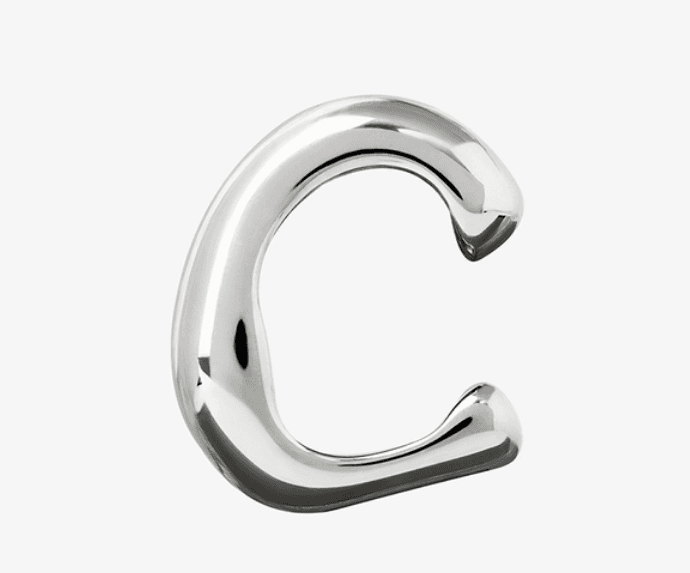 Серьги из стали без вставки