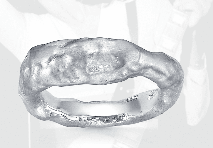 Кольцо из серебра 925 без вставки