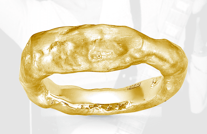 Кольцо из серебра 925 без вставки