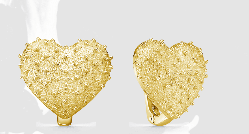 Серьги из серебра 925 без вставки