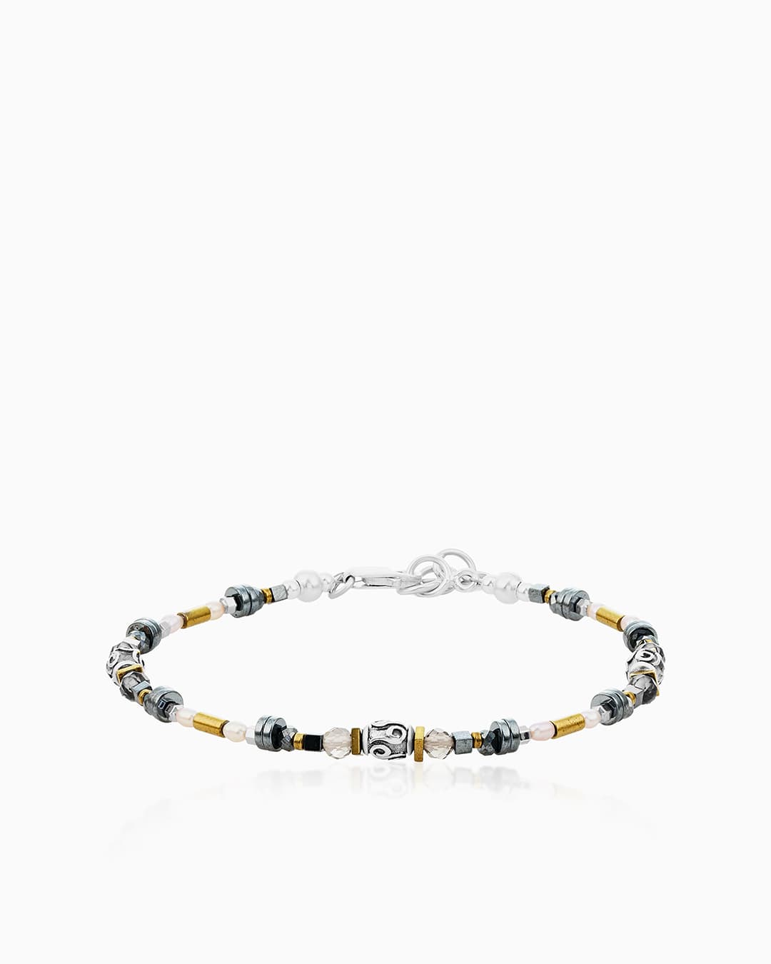 Браслет из серебра 925 с кварцем