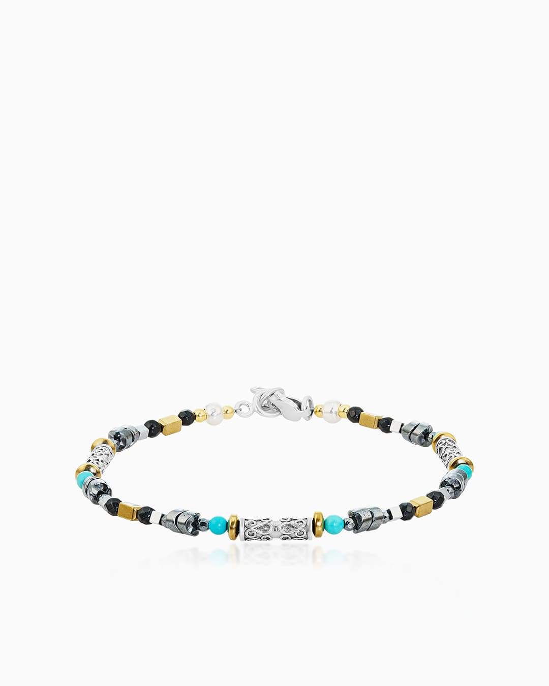 Браслет из серебра 925 с бирюзой