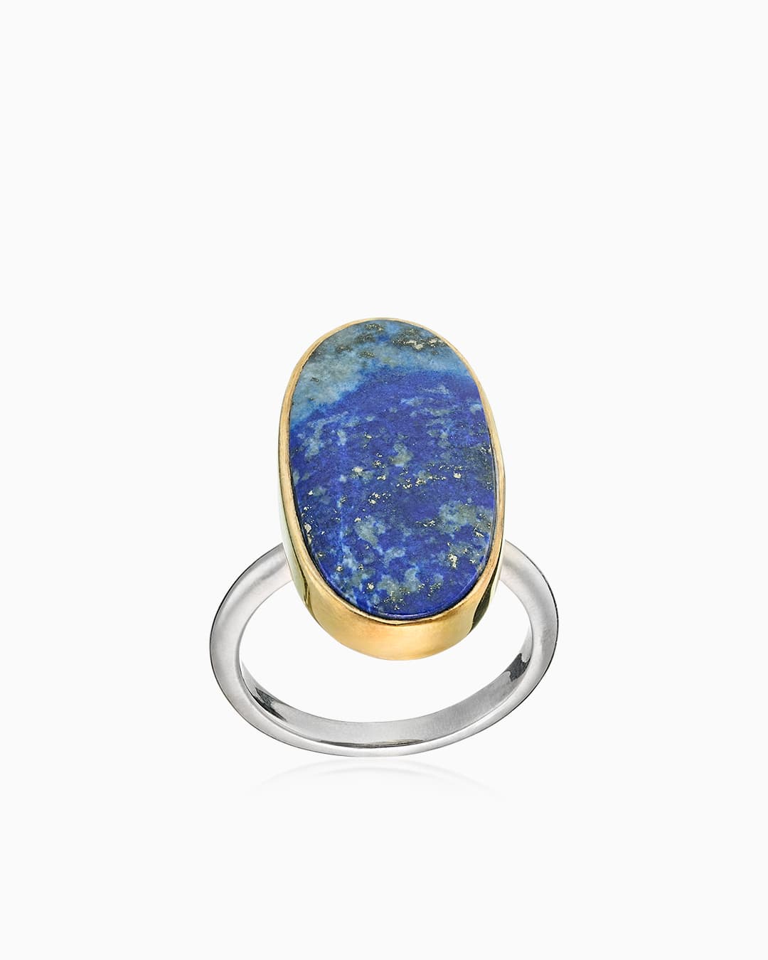 Кольцо из серебра 925 с лазуритом