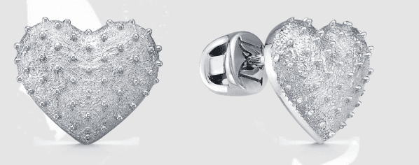 Серьги из серебра 925 без вставки