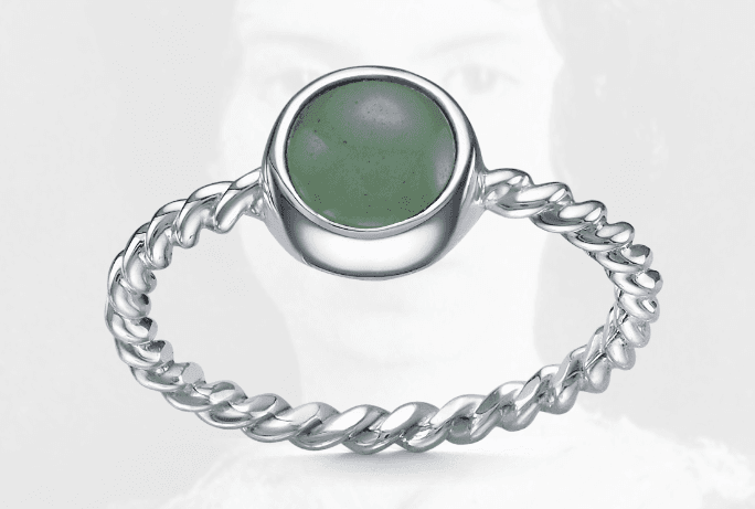 Кольцо из серебра 925 с кварцем