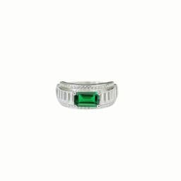 Кольцо из серебра 925 с кубическим цирконием