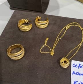Серьги из серебра 925 с кубическим цирконием