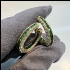 Серьги из серебра 925 с кубическим цирконием