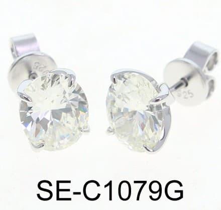 Серьги из серебра 925 с кубическим цирконием