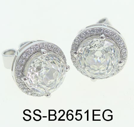 Серьги из серебра 925 с кубическим цирконием