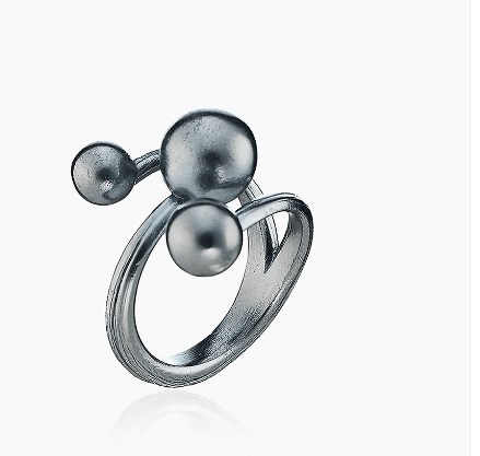 Кольцо из серебра 925 с без вставки