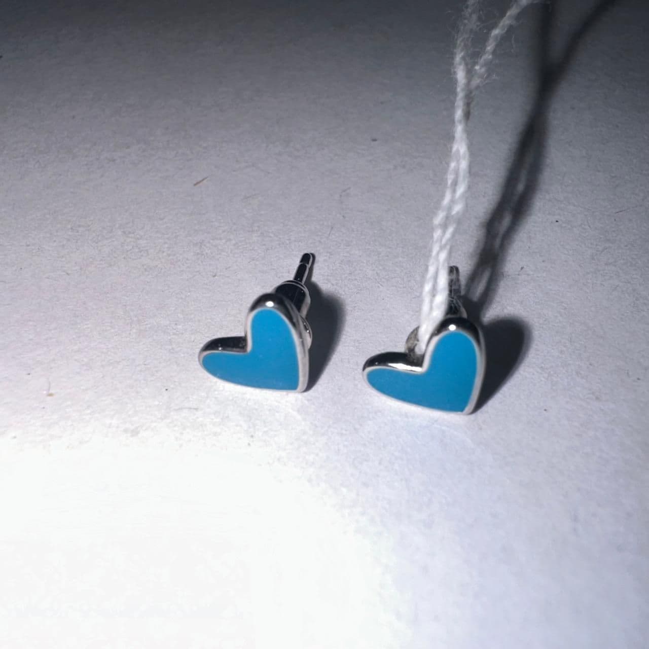 Серьги из серебра 925 с эмалью