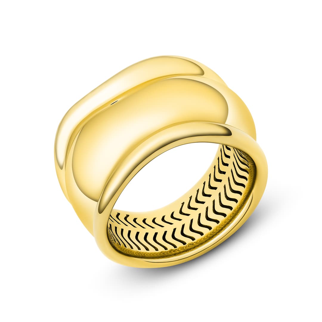 Кольцо из серебра 925 без вставки