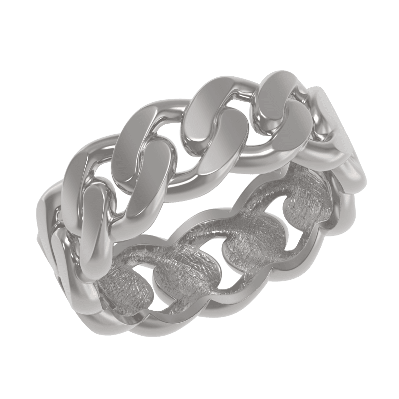 Кольцо из серебра 925 без вставки