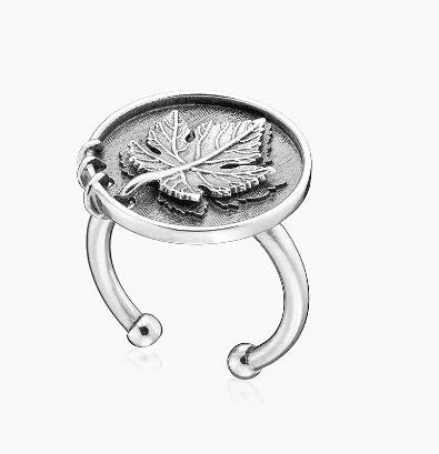 Кольцо из серебра 925 с без вставки