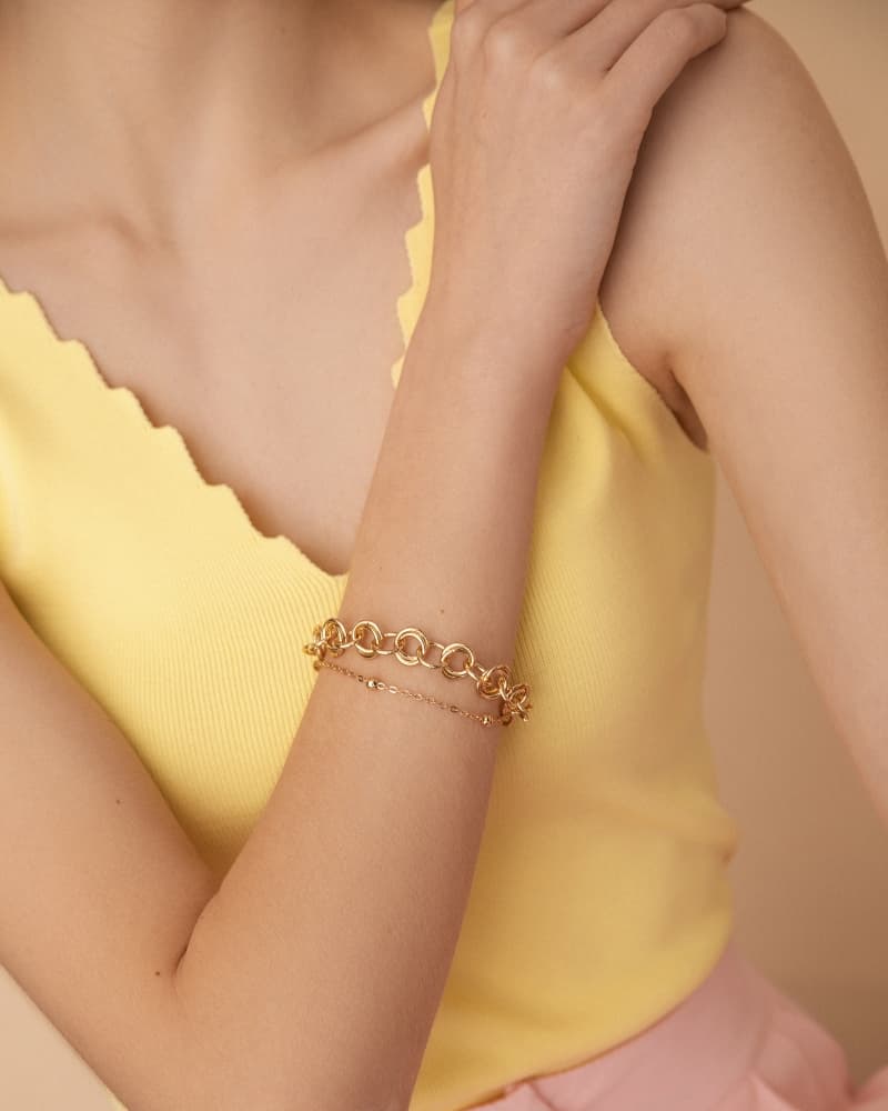 Браслет декоративный из стали без вставки