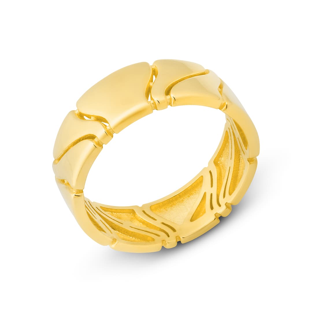 Кольцо из серебра 925 без вставки