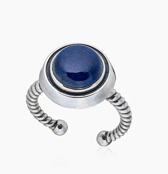 Кольцо из серебра 925 с лазуритом