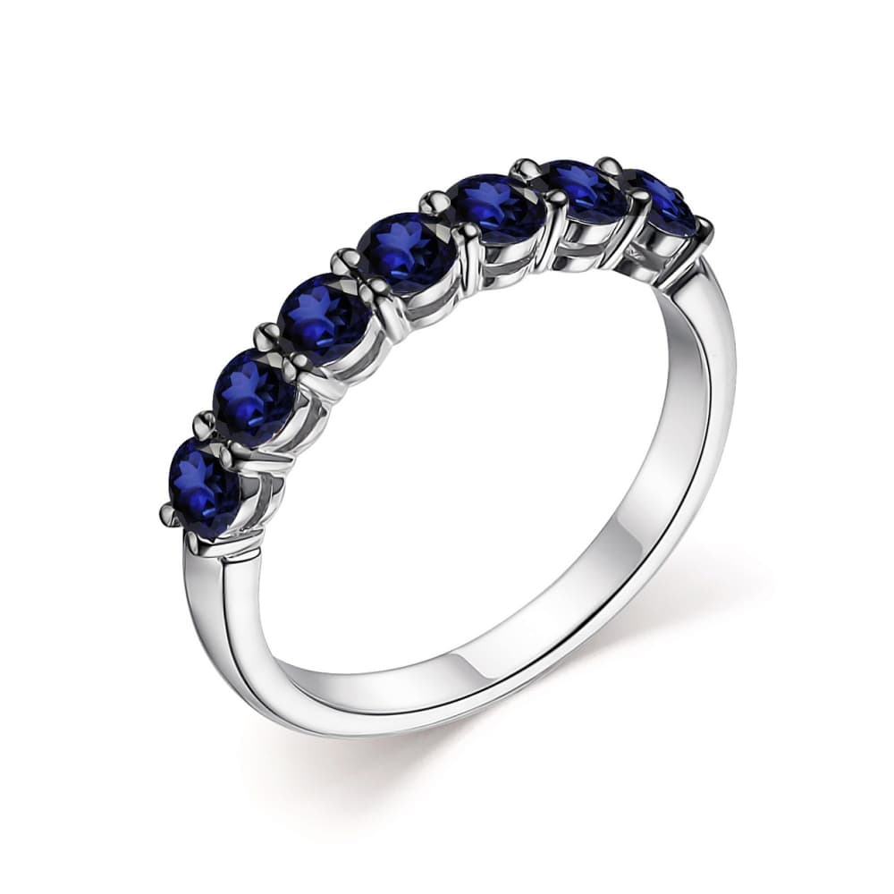 Кольцо из золота 585 с сапфирами