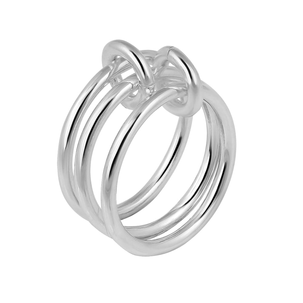 Кольцо из серебра 925 без вставки