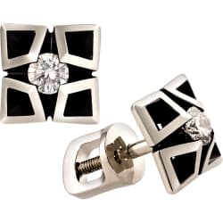 Серьги из золота 585 с бриллиантами