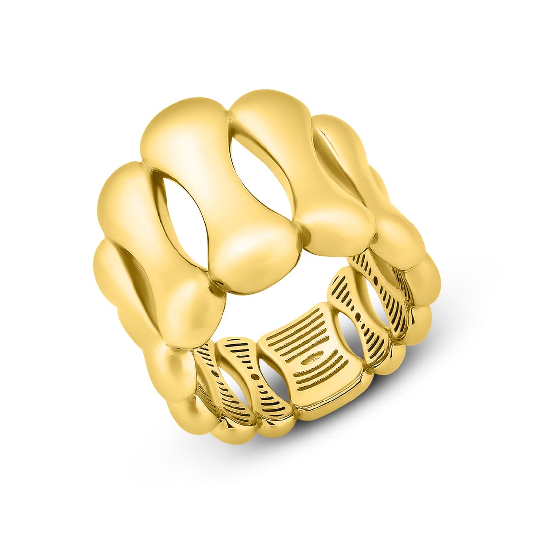 Кольцо из серебра 925 без вставки