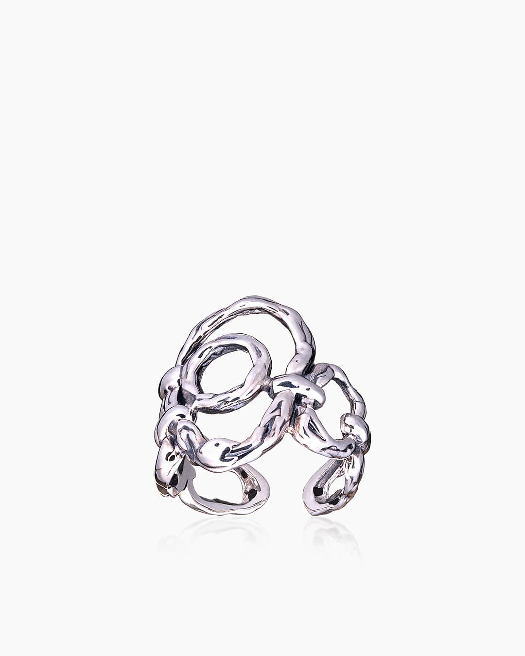 Кольцо из серебра 925 с без вставки