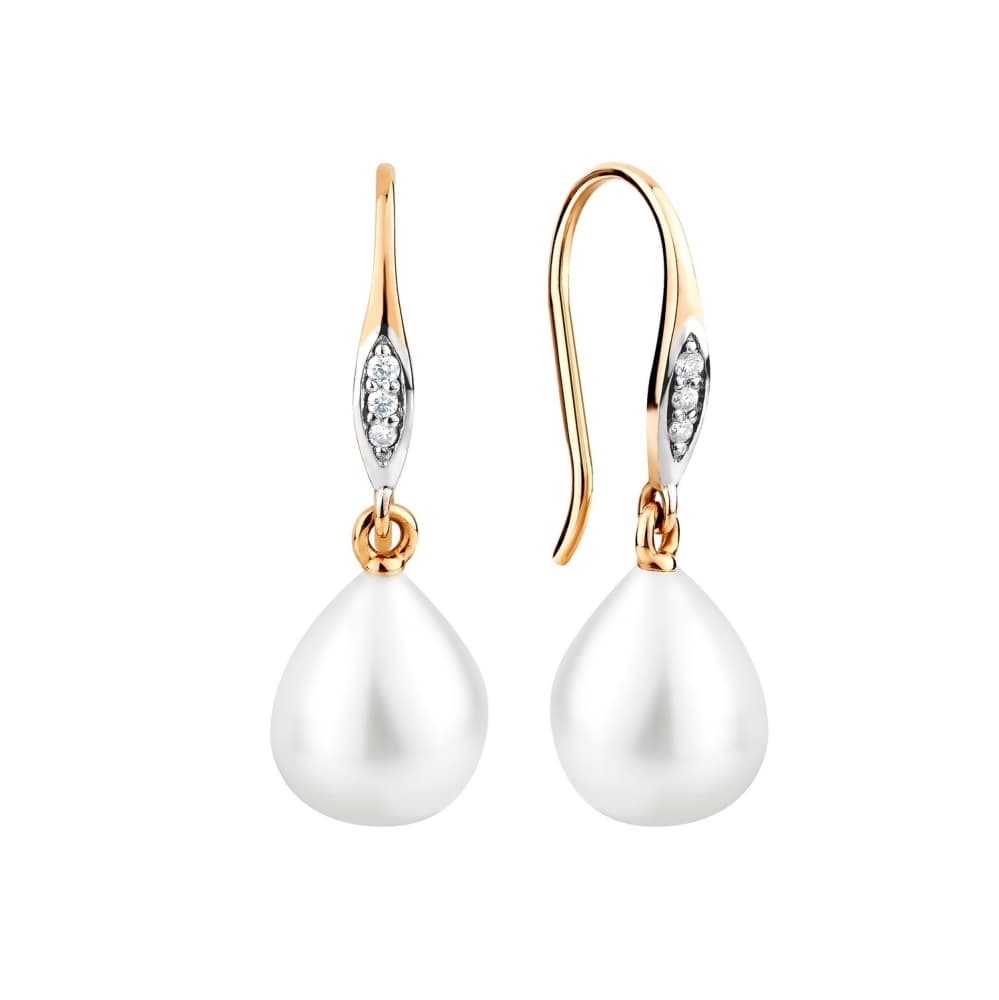 Серьги из золота 585 с жемчугом