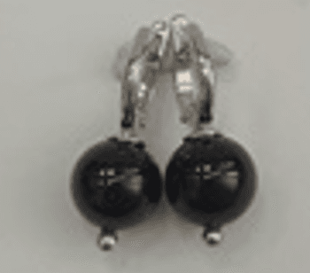 Серьги из серебра 925 с агатом