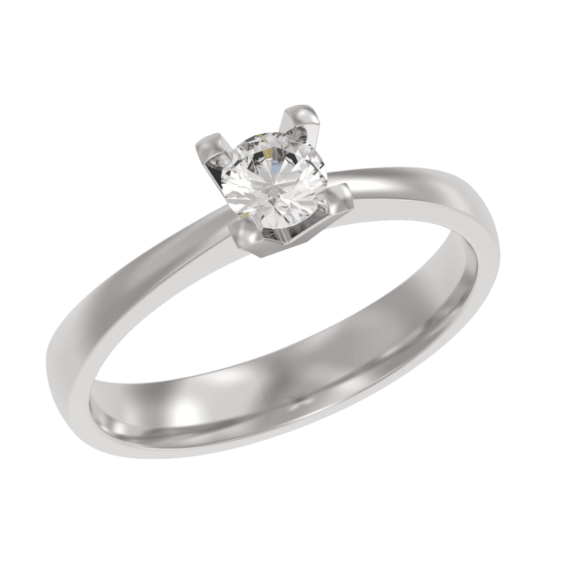 Кольцо из серебра 925 с фианитами