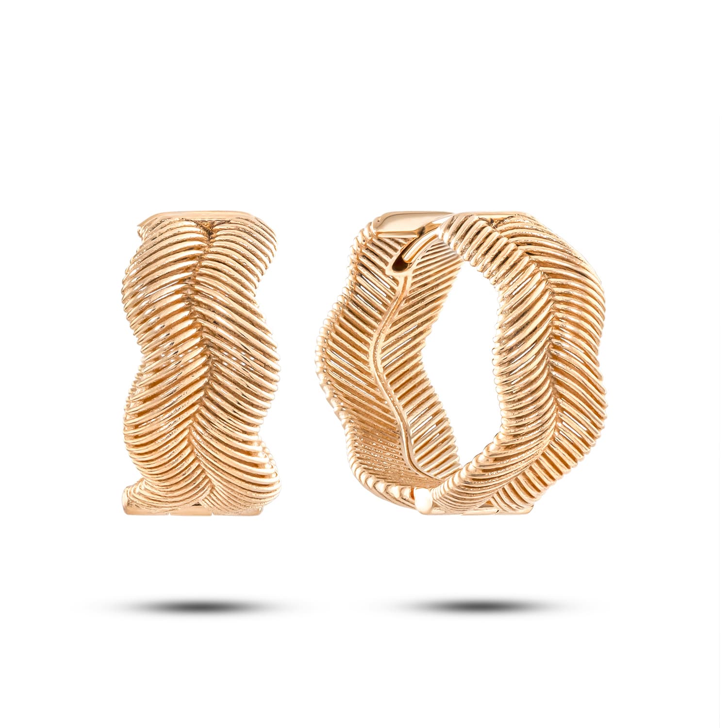 Серьги из серебра 925 без вставки