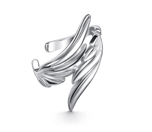 Серьги из серебра 925 без вставки